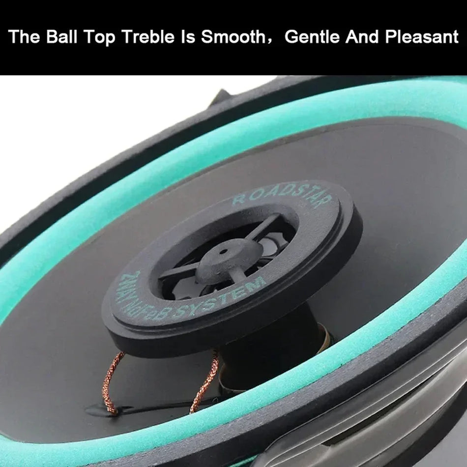 ZUIDID Универсальный автомобильный динамик HiFi коаксиальный с бумажным конусом и алюминием