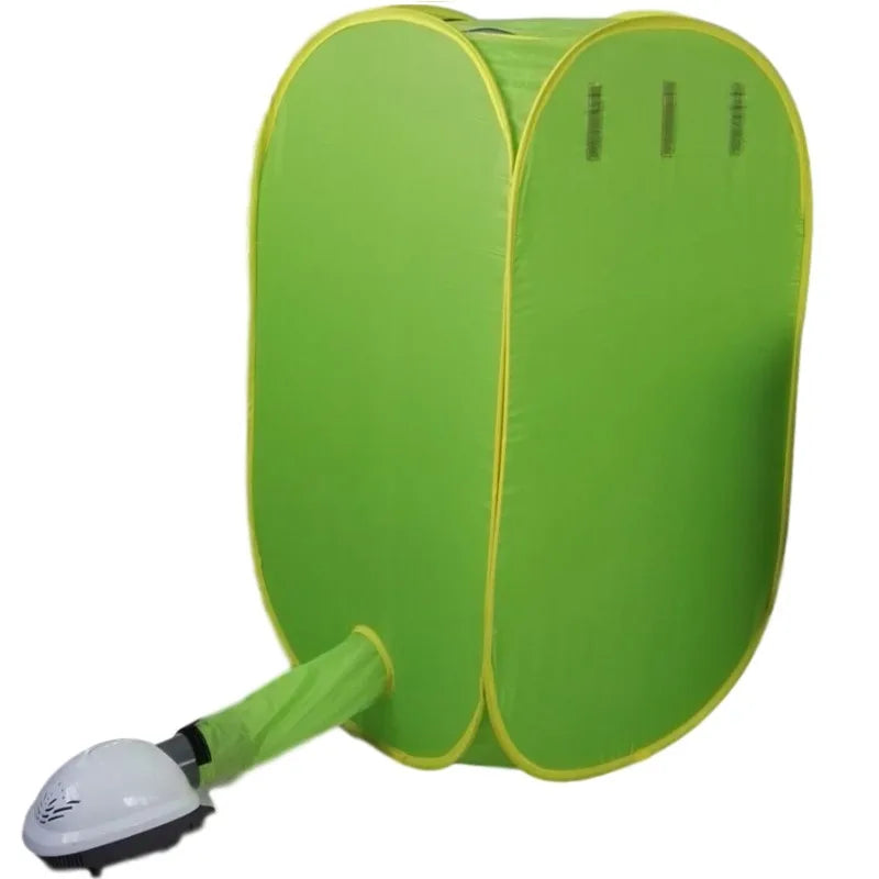 Portable Electric Clothes Dryer Folding Travel &ndash; Fast Drying Green