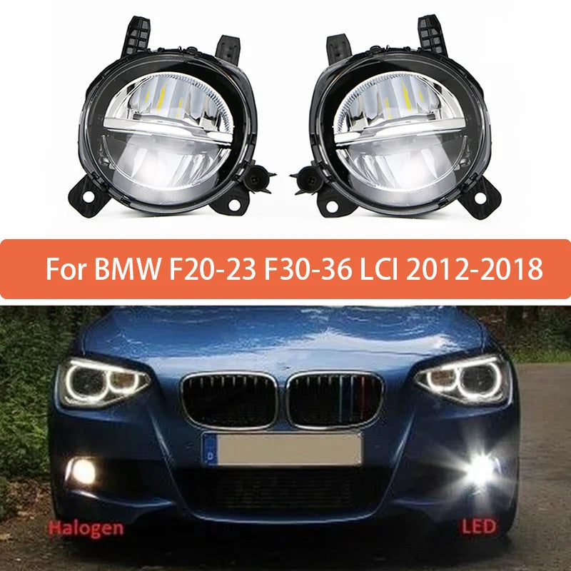 LED Fog Lamp Assembly for BMW F20 F21 F22 F23 F30 F31-F36 LCI 2012-2018