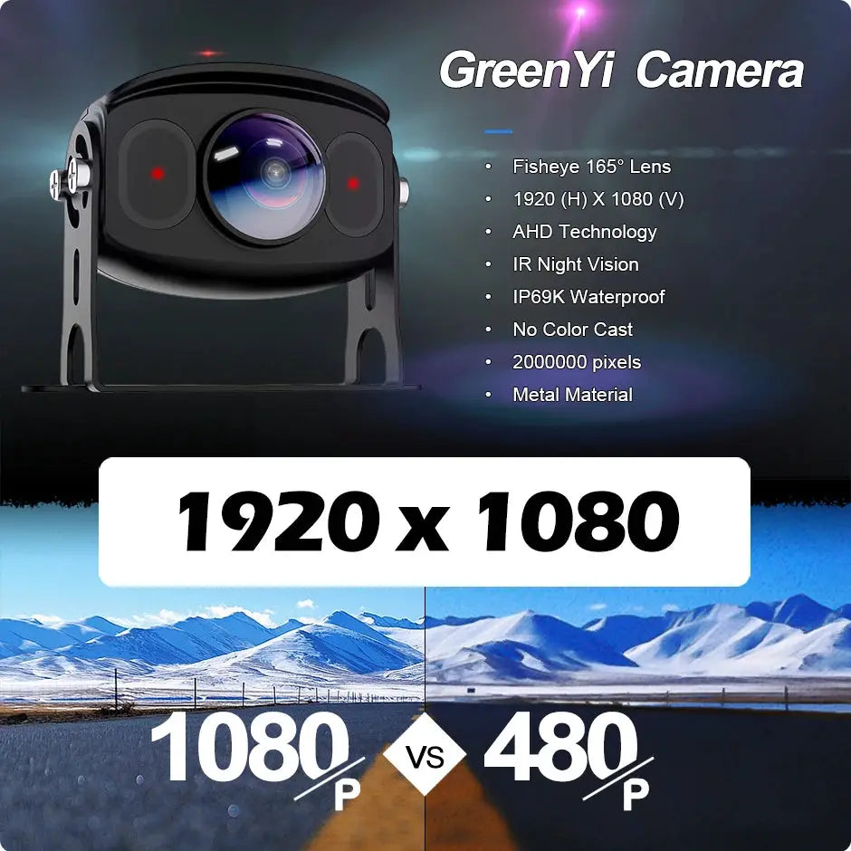 165° Wide Angle AHD 1080P Rear View Backup Camera With Night Vision For Bus Truck by InterCyprus Trading Ltd