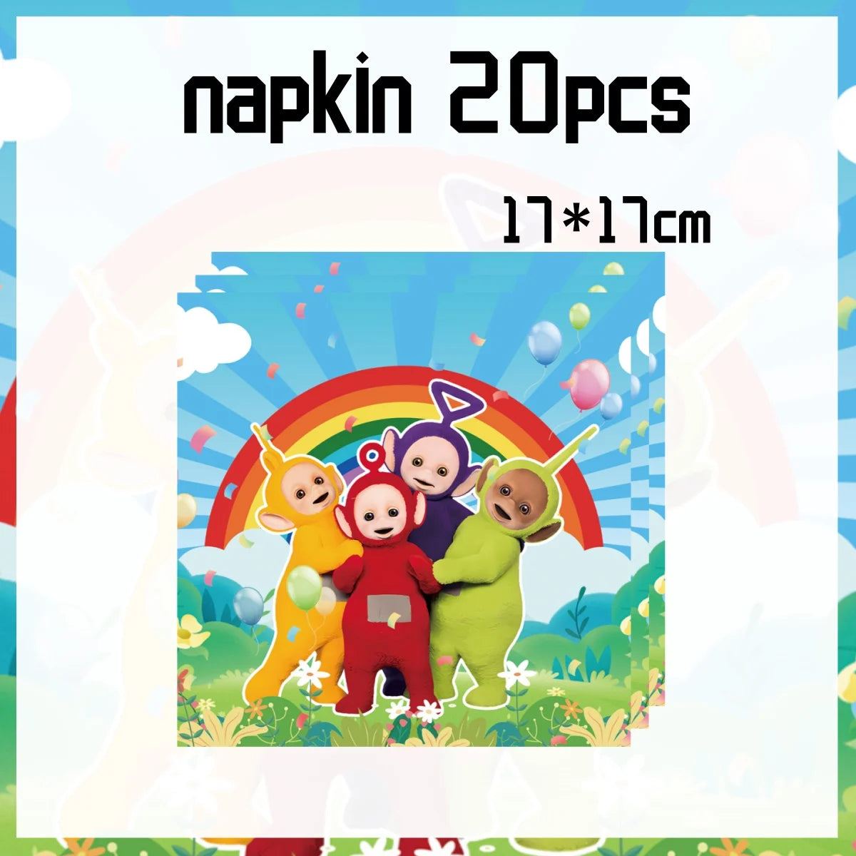 Tinky Winky Birthday Party Decoration Set