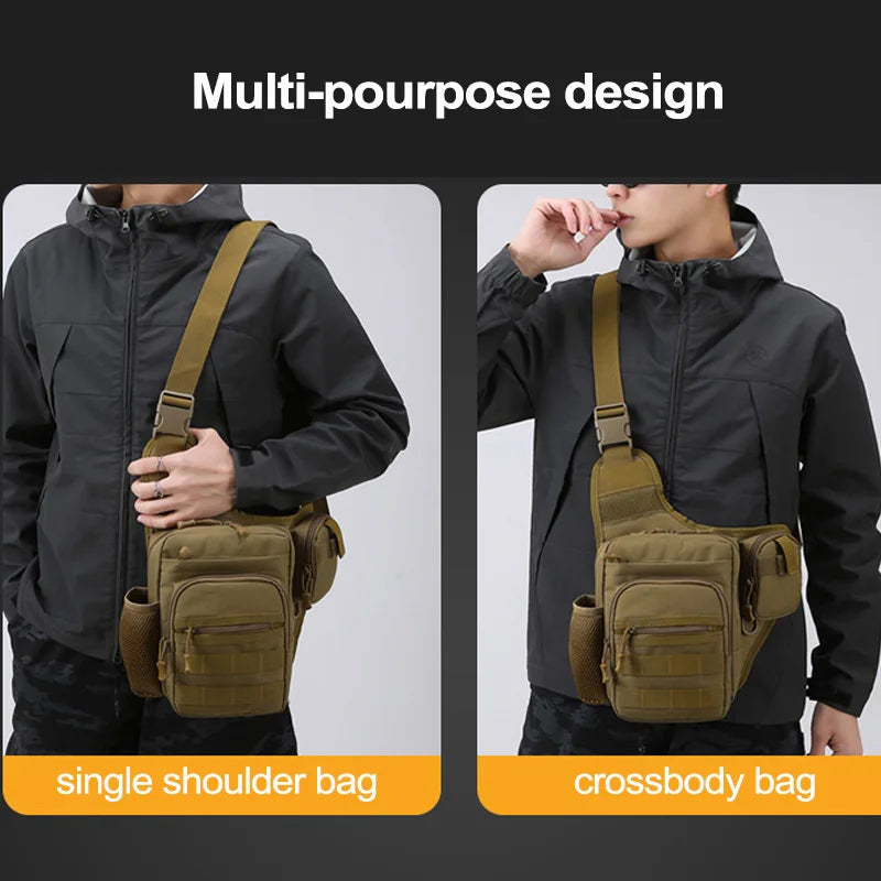 Camping Climbing Bag Chest Pouch &ndash; Crossbody Molle Utility