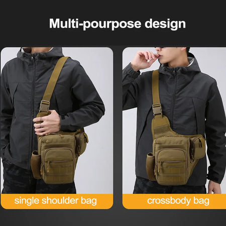 Camping Climbing Bag Chest Pouch &ndash; Crossbody Molle Utility