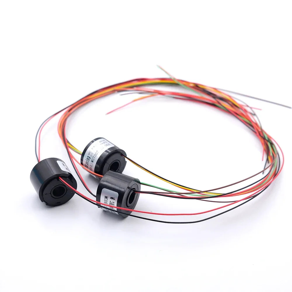 Slip Ring 2 4 6 Channel Wires Hole Dia 7mm &ndash; Hollow Shaft