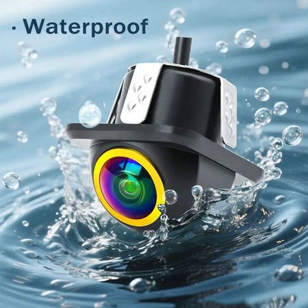 AHD 1080P CVBS Switchable Car Rear View Camera 180 Degree Fisheye Golden Lens Starlight Night Vision Waterproof Front Rear by InterCyprus Trading Ltd