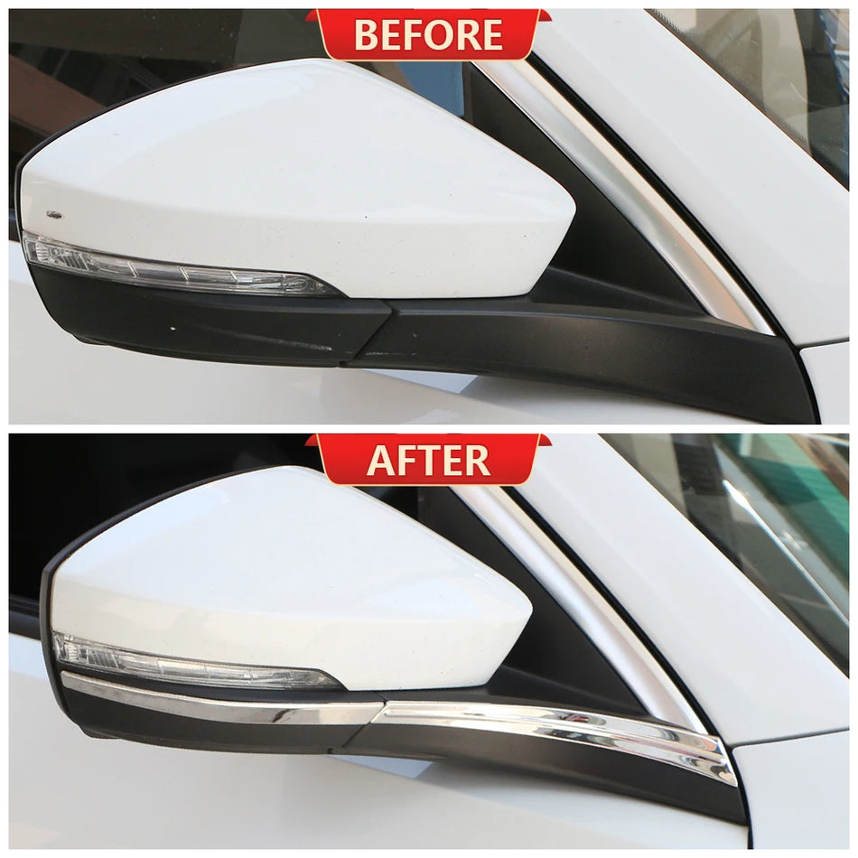 Κάλυμμα Καθρέφτη Οπισθοπορείας Volkswagen T Roc, Ανοξείδωτο Ατσάλι, Σετ 4 Τεμαχίων