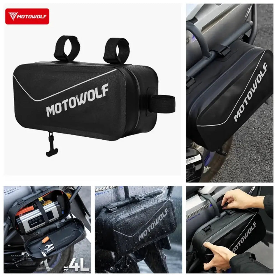Motorcycle Side Frame Package Fully Waterproof Hanging Bag Universal Repair Tool Placement Bag For BMW For Yamaha For Honda by InterCyprus Trading Ltd