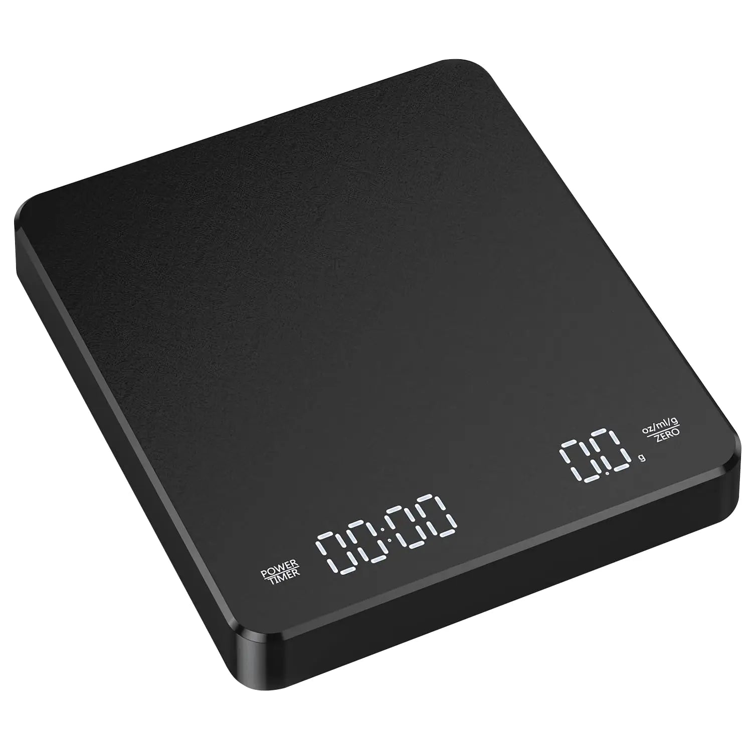 Coffee Scale With Positive and Negative Timer &ndash; LED Display Matte Black / CHINA / 3Kg