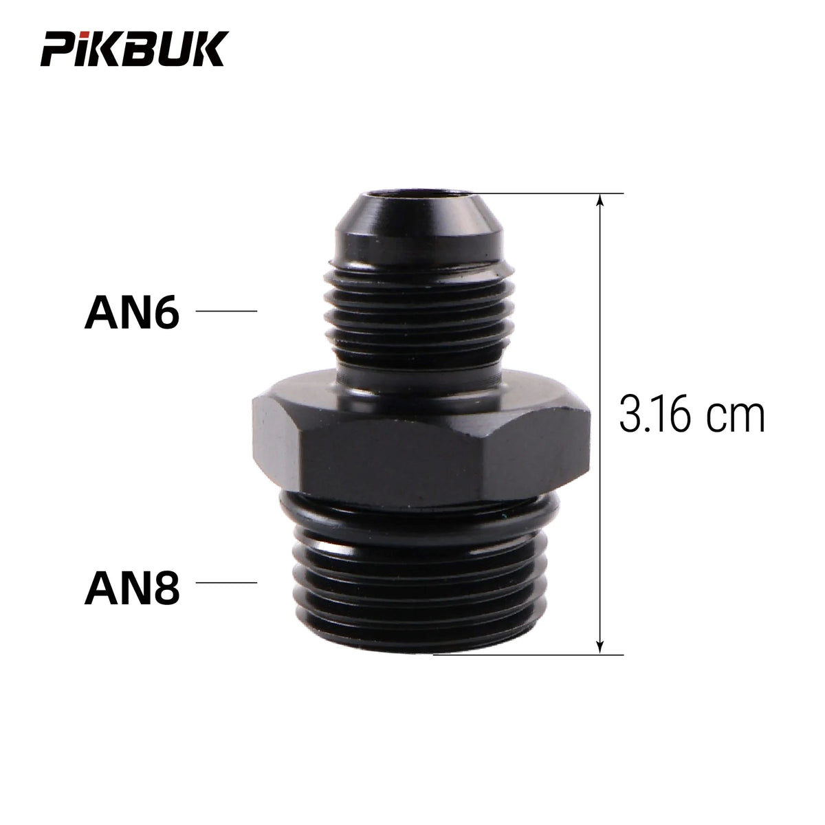 Aluminum Alloy AN4 AN6 AN8 AN10 AN12 Fuel Hose Adapter For Oil Cooler by InterCyprus Trading Ltd