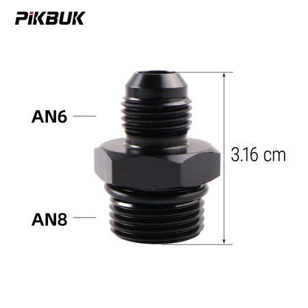Aluminum Alloy AN4 AN6 AN8 AN10 AN12 Fuel Hose Adapter For Oil Cooler by InterCyprus Trading Ltd