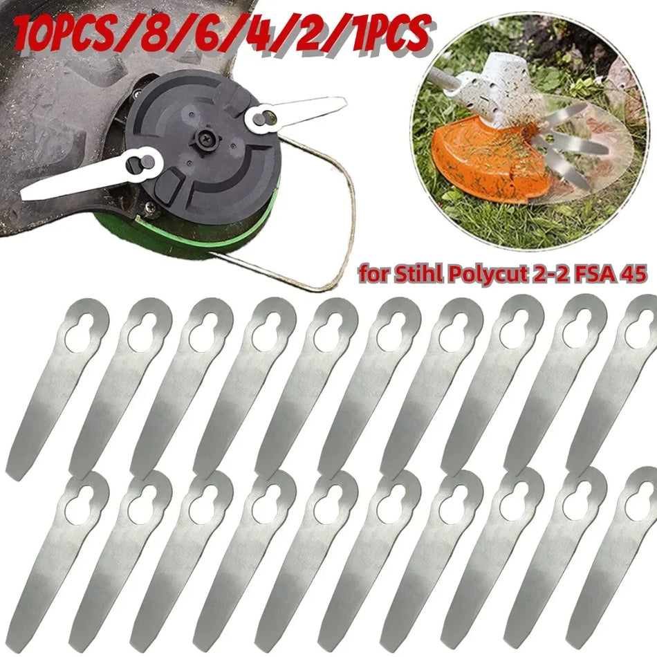 Stihl Polycut 2 FSA45 için Paslanmaz Çelik Çim Biçme Bıçakları