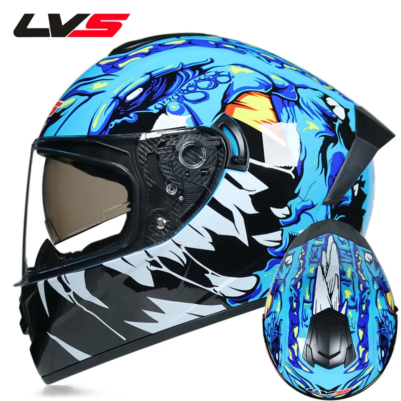 Racing Full Face Safety Motorcycle Helmet &ndash; Lightweight b2 / L