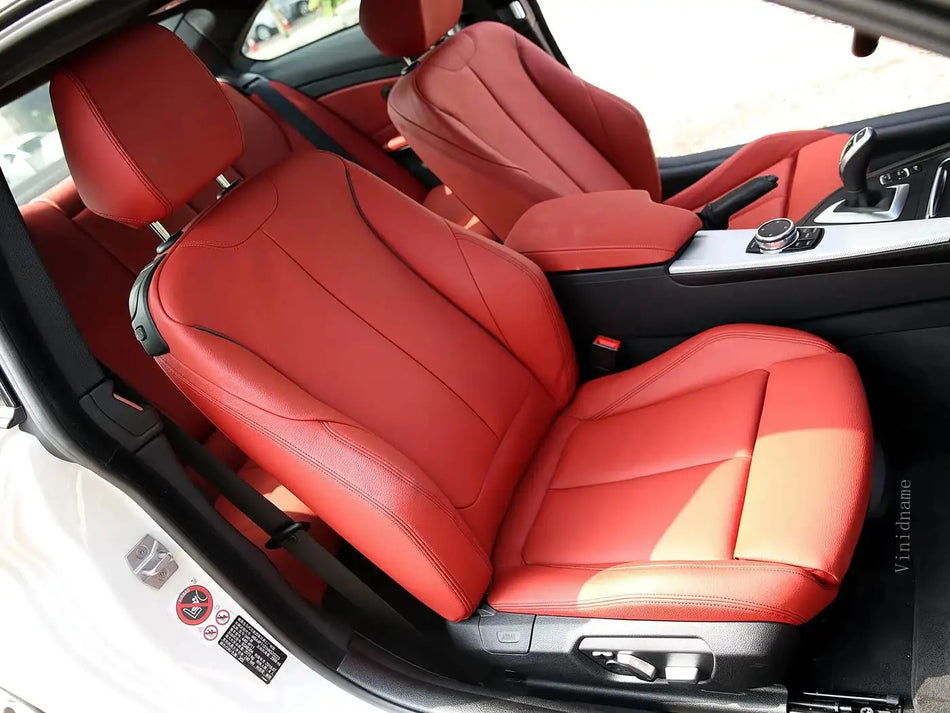 BMW 4 Serisi F32 Nappa Deri Ön Koltuk Kılıfları İki Kişilik