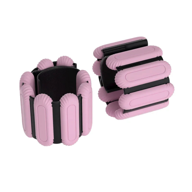 Adjustable Wrist Weights for Versatile Exercise and Travel pink 500g