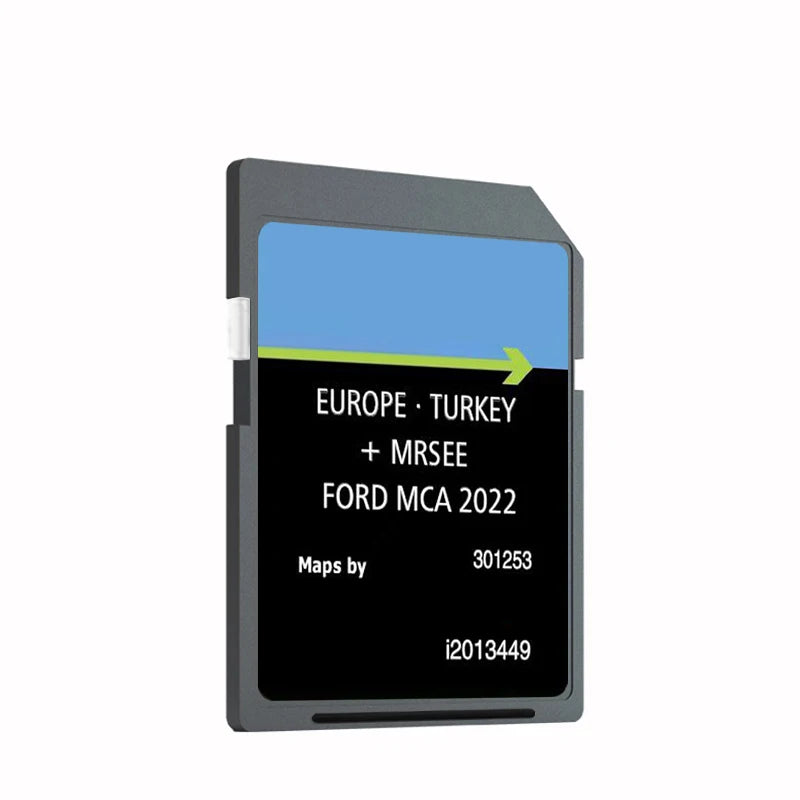 MCA 2022 Ford Focus GPS SD Card - European Map Coverage
