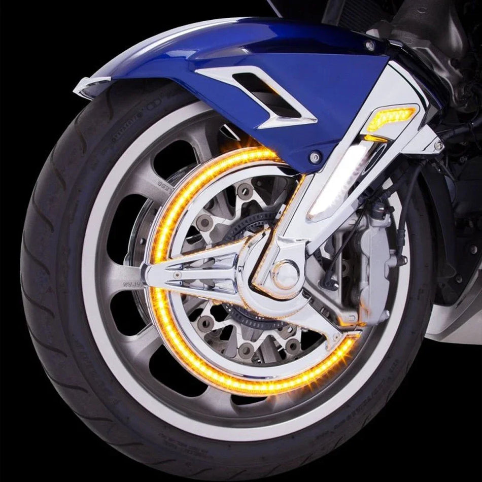 LED dakšas montēti NAV gaismas un rotora vāki Honda Gold Wing GL1800 F6B