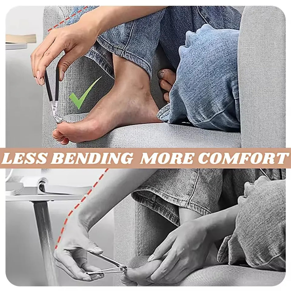 Голям наклонен клещ за враснали нокти на пръстите на краката против пръски преносим