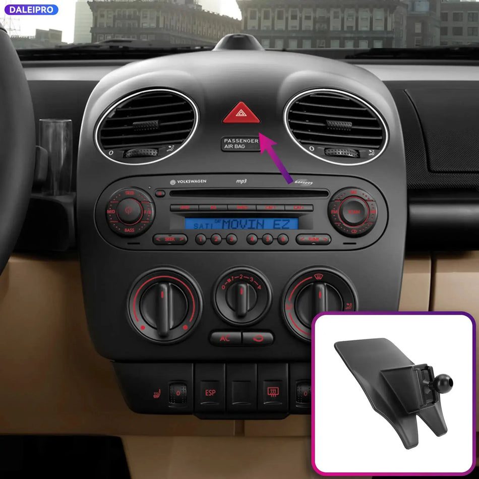 Vehicle Specific Phone Holder Base With ABS For VW New Beetle 2004-2010 by InterCyprus Trading Ltd