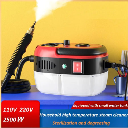 2500W High Pressure Steam Cleaner for Home &amp; Auto - 220V/110V