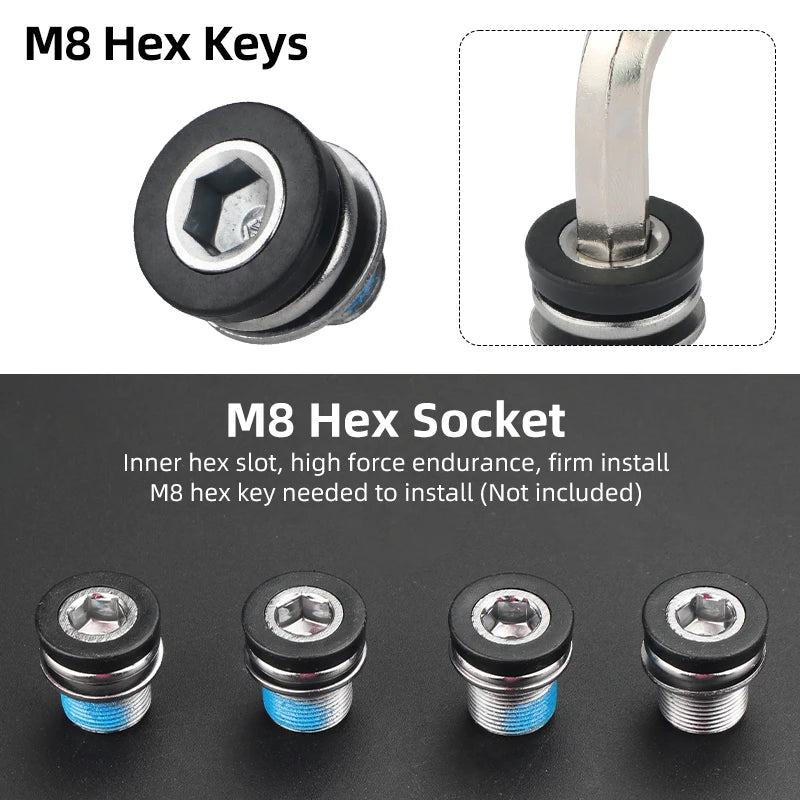 Deemount Bike B.B. Screws M15 &ndash; High Strength Carbon Steel Construction