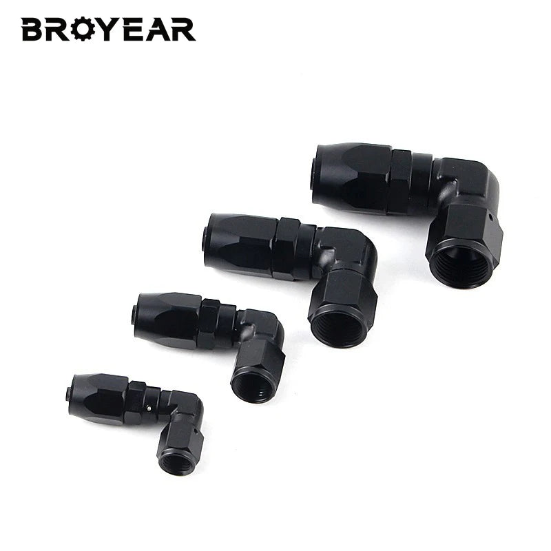 Forged Aluminum AN Swivel Hose End Fitting Adapter For 4 6 8 10 Line by InterCyprus Trading Ltd