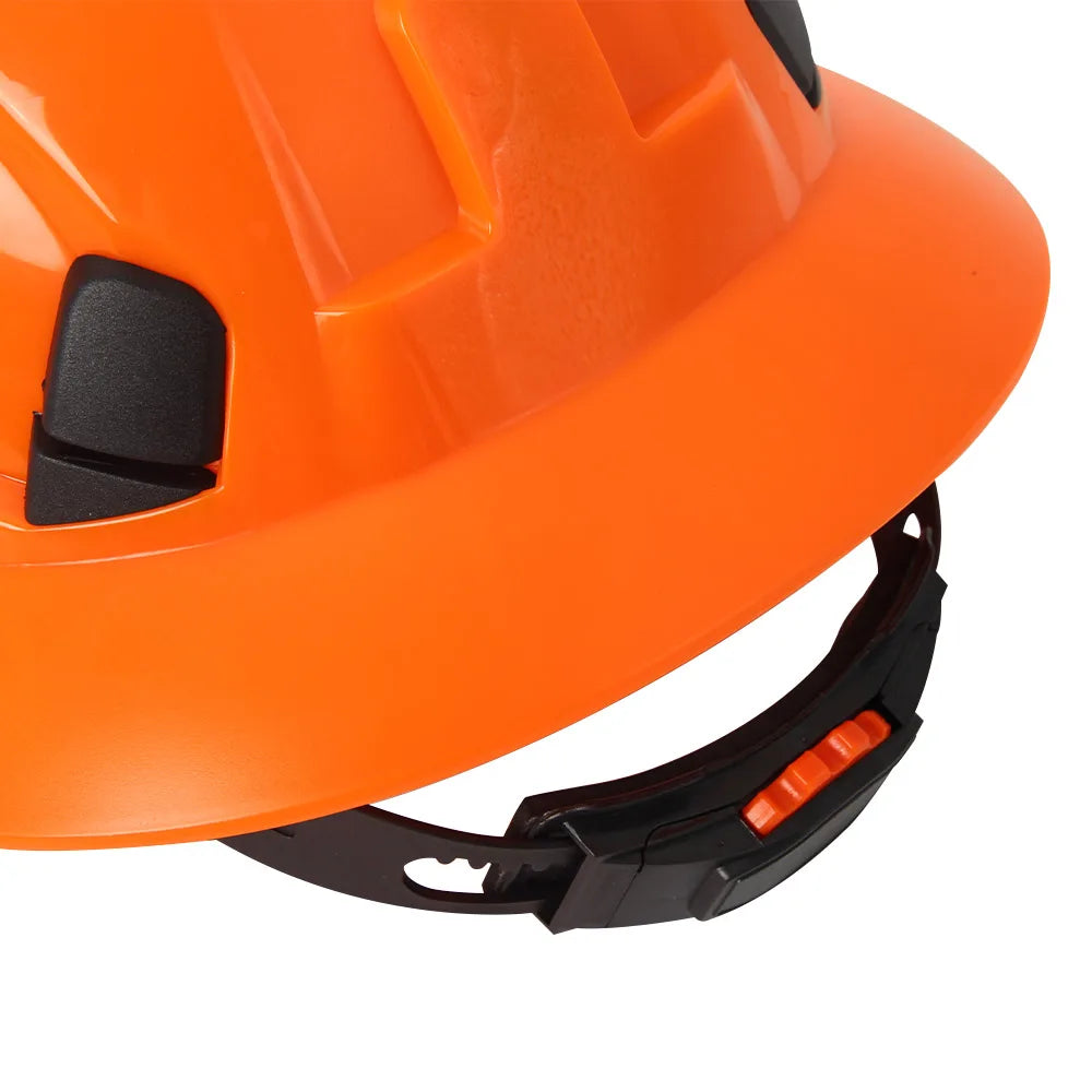 Full Brim Safety Helmet With Goggles &ndash; All Day Comfort