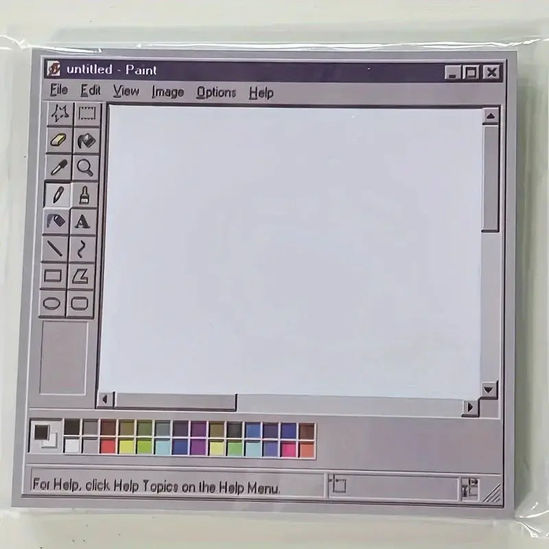 Sticky Notes3 Type 150Sheets Retro Computer Drawing Pad Square Design Perfect for Artists and Office Use Ideal for Creating by InterCyprus Trading Ltd