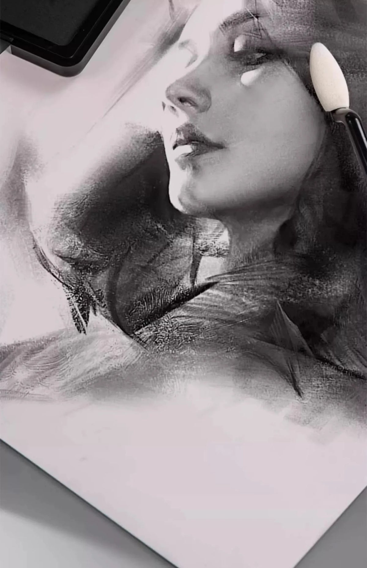 6Pcs Soft Pastel Kit With Rubbing Tools - Rich Pigment