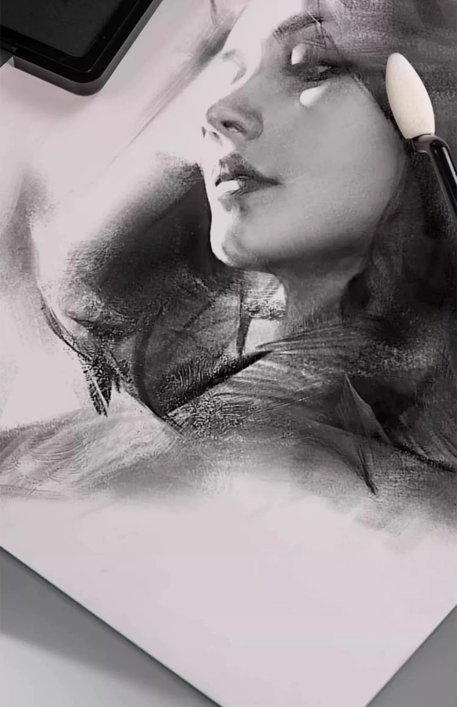 6Pcs Soft Pastel Kit With Rubbing Tools - Rich Pigment