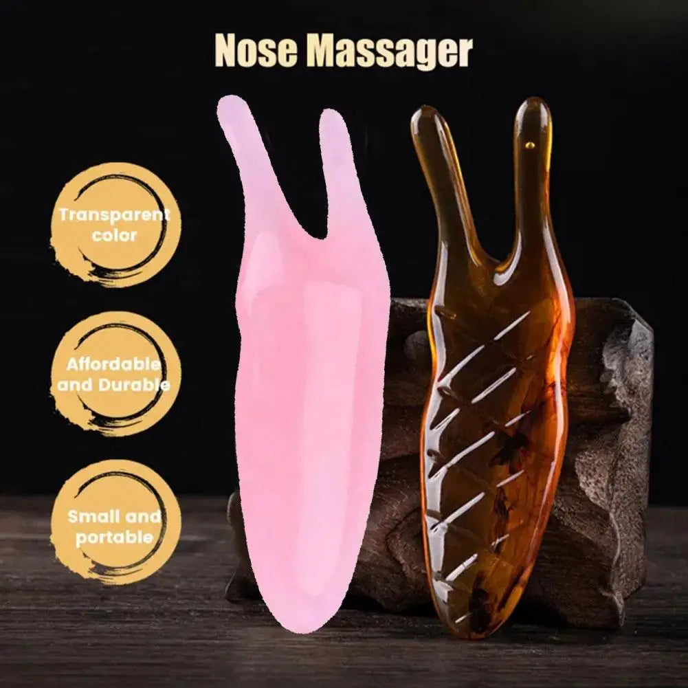 Natural Resin Gua Sha Massager for Face and Body - Skin Care Beauty Tool