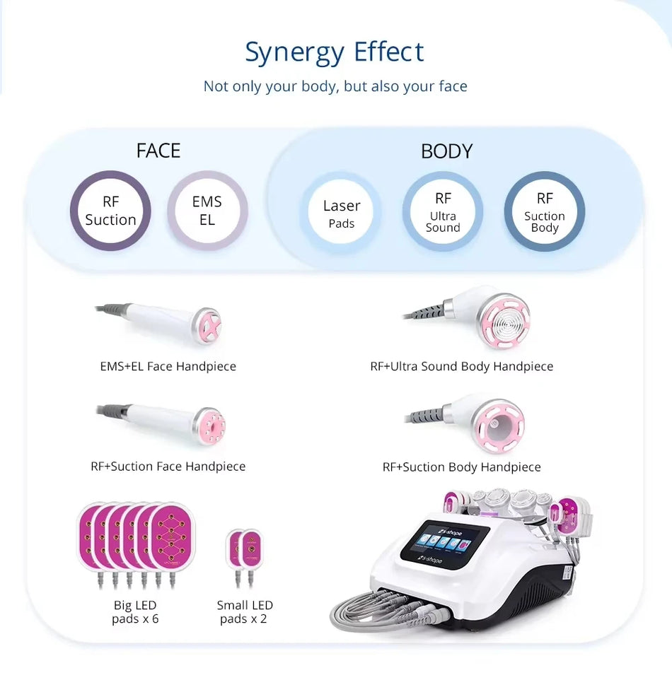 Mychway MS 45T2SB Mini 30K Macchina per Sculpting a Cavitazione