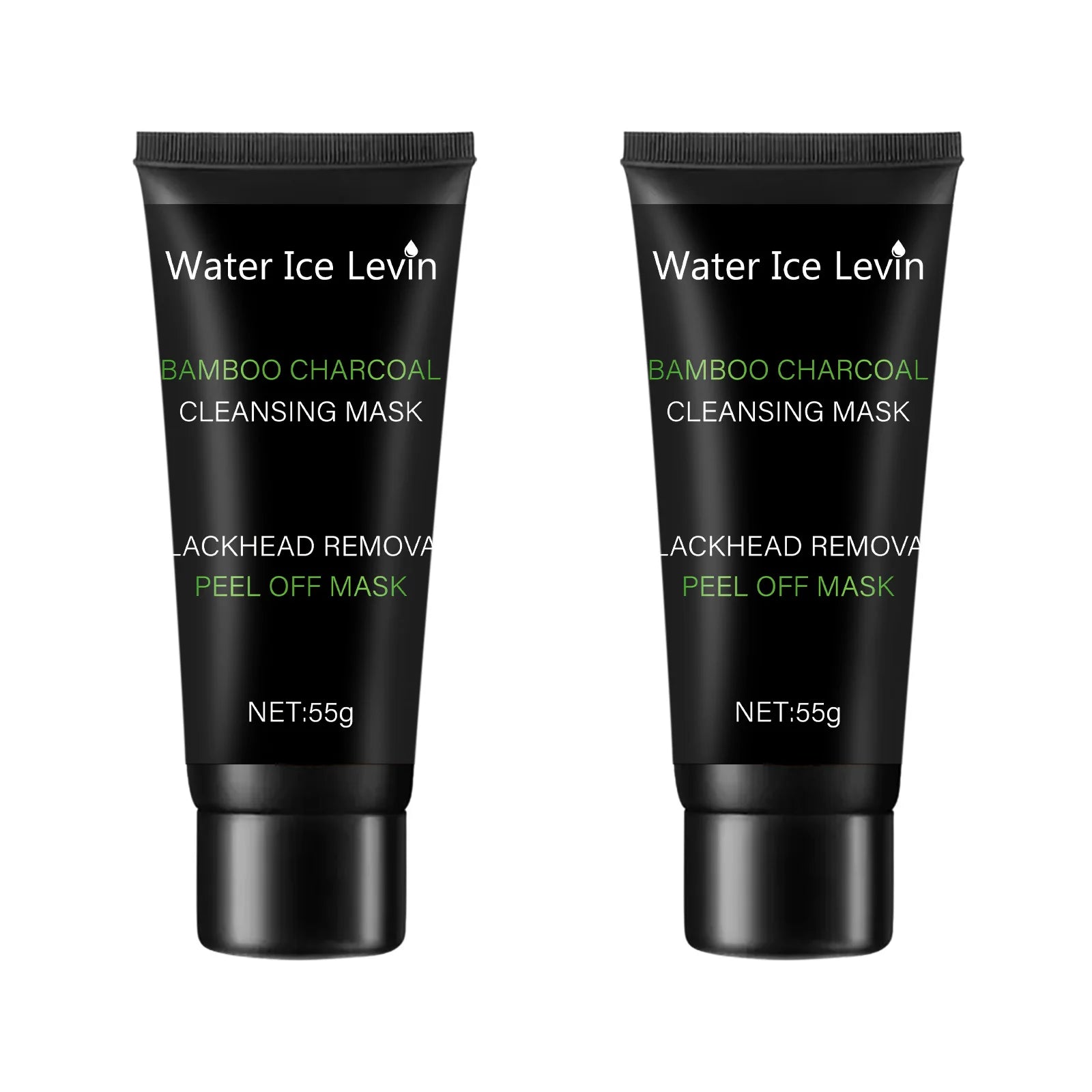 Bamboo Charcoal Cleansing Mask &ndash; Deep Cleansing and Blackhead Removal 2pcs