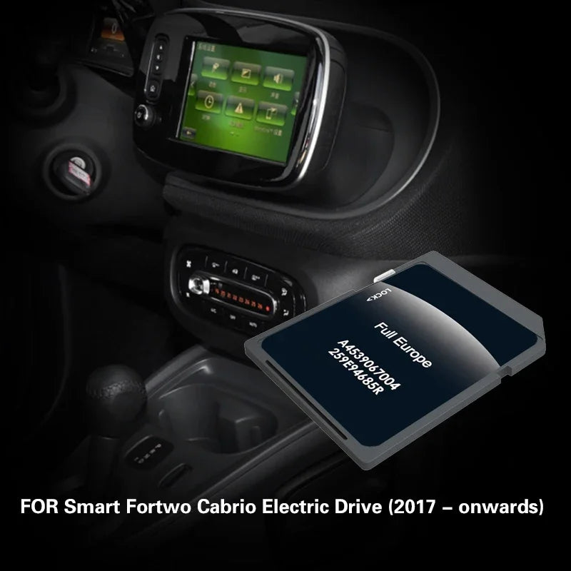 Smart Fortwo Cabrio Electric Drive Nav Card &ndash; 16GB Maps CHINA / Cabrio Electric