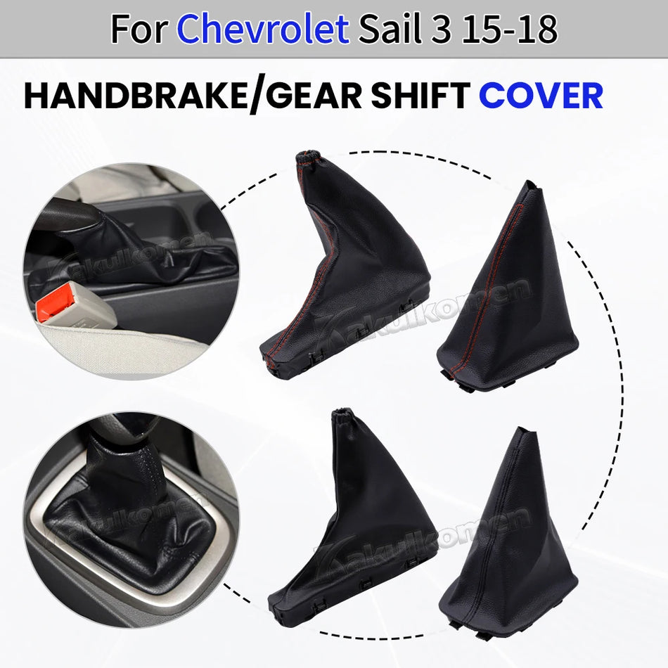 Převodová páka černá kůže pro Chevrolet Sail 3 III 2015-2018