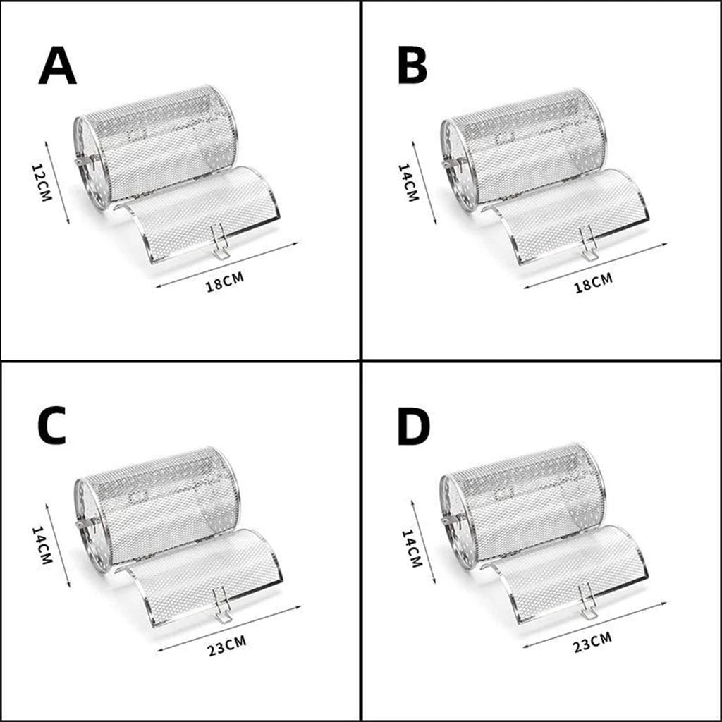 Kesoto Stainless Steel Roasting Cage for Coffee Beans and BBQ Grill