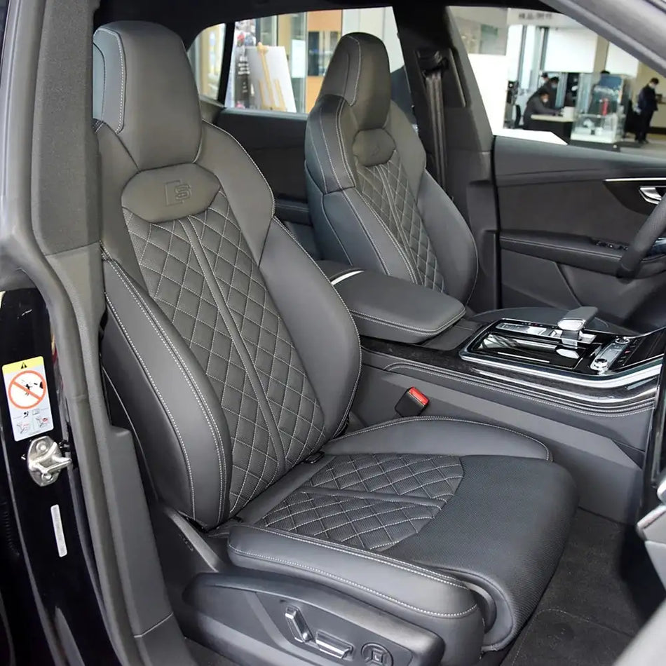 Ψεύτικες Δερμάτινες Θήκες Καθισμάτων Για Audi Q8 4M 2018 2025 Εσωτερικό