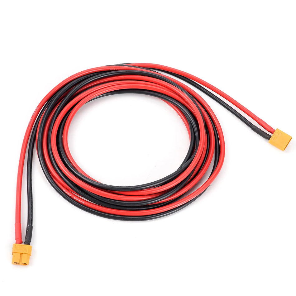 XT60 Batterij Verlengkabel 12AWG Silicoon, Mannelijke en Vrouwelijke Connectoren, 2-3m