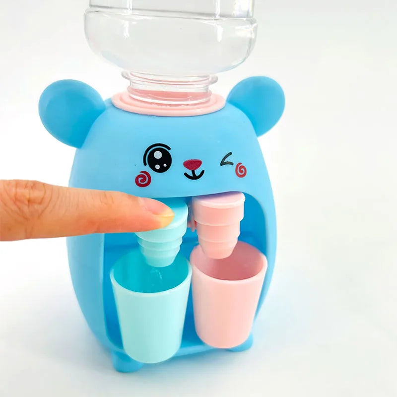 Mini Dual Water Dispenser Toy for Kids - Fun Pink &amp; Blue Kitchen Play