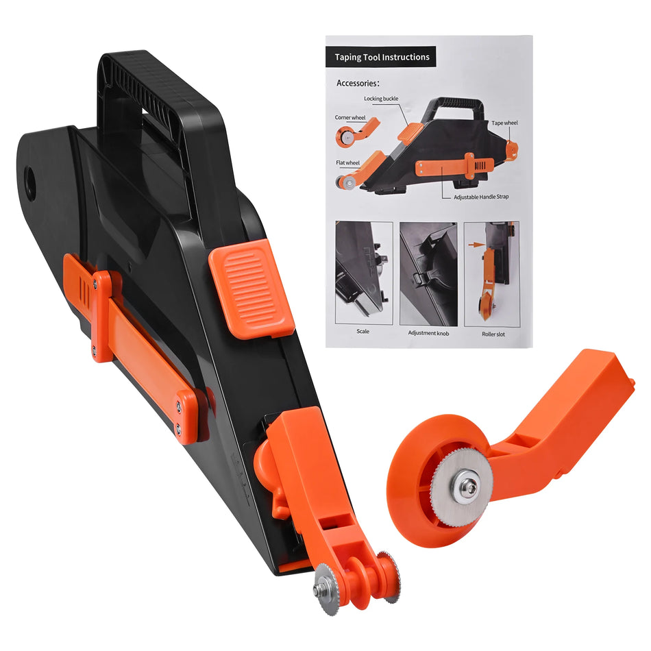 Kipsilevyliiman jakelija ja tiivistysliitostyökalu