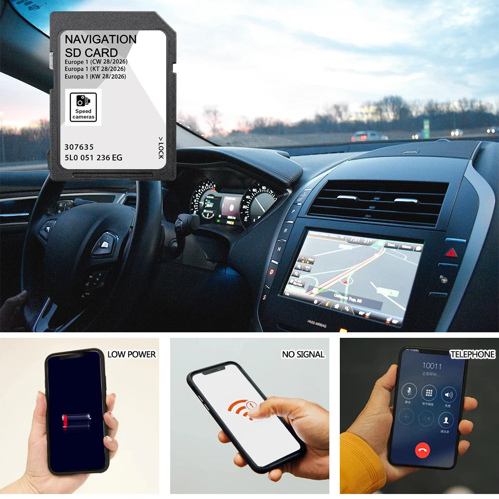 Navigation SD Card For Skoda Karoq 2017-2020 - Europe Maps