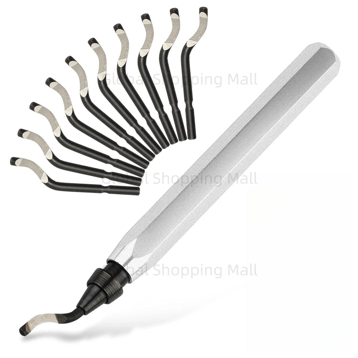 Metal RB1000 Deburring Tool Kit - Efficiently Smooth Wood &amp; Plastic Silver RB1000 Set