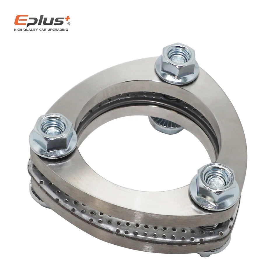 3-Bolt Triangle Exhaust Flange Kit, 304 Stainless Steel, Universal Downpipe