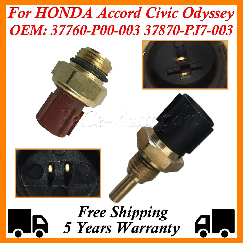 Interruptor sensor de temperatura del agua para Honda Civic Odyssey 37760-P00-003