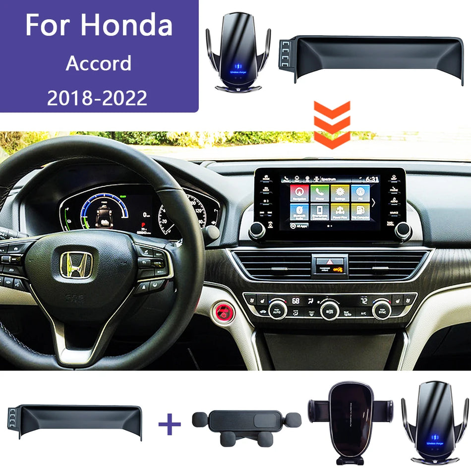 Honda Accord 10:e generationens CV telefonhållare med trådlös laddning