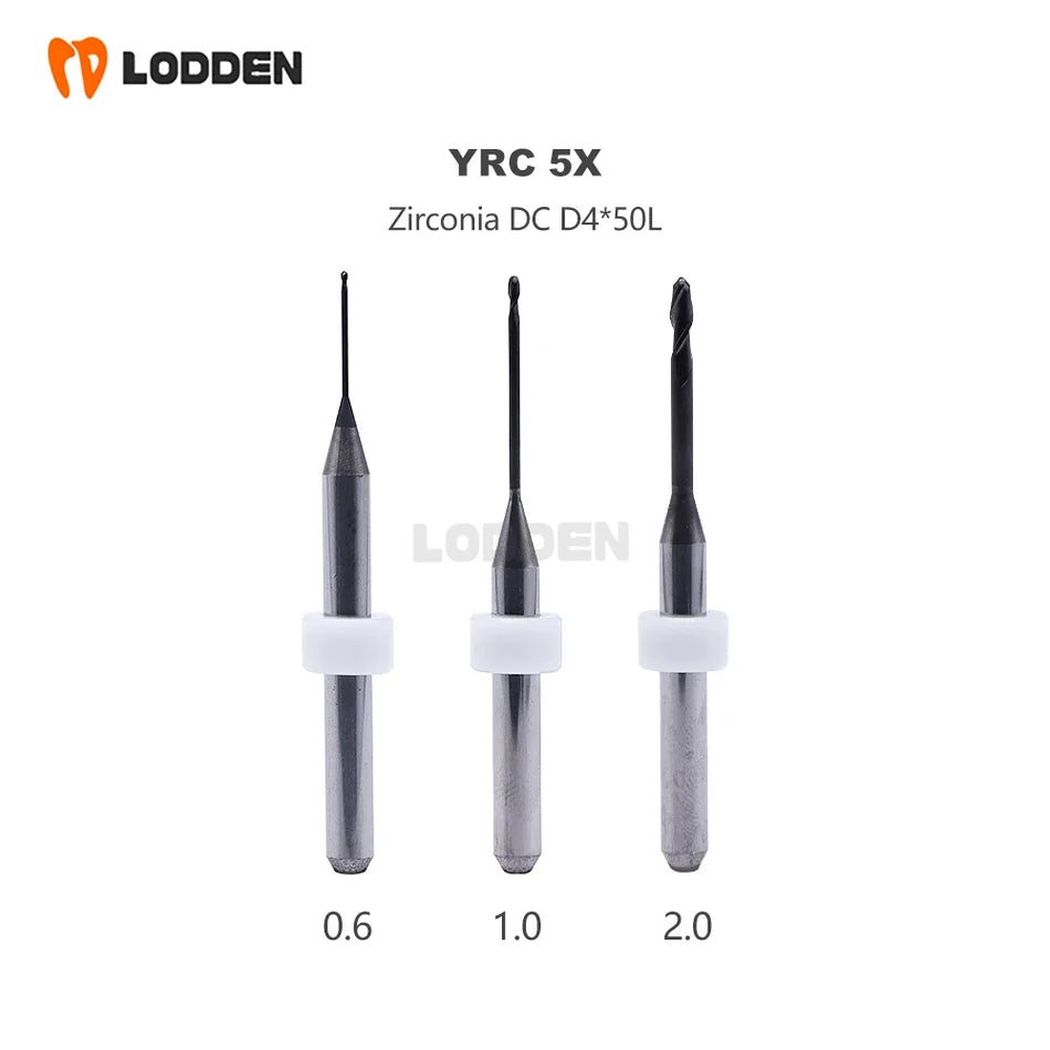 YRC 5X Milling Burs &ndash; Precision Grinding for Zirconia PMMA