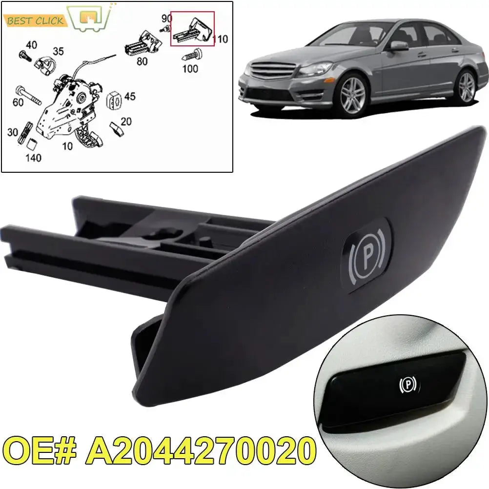 Car Parking Pull Hand Brake Release Pull Handle For Mercedes Benz C E CLS GLK Class W204 W207 W212 X204 W218 OE# A2044270020 by InterCyprus Trading Ltd