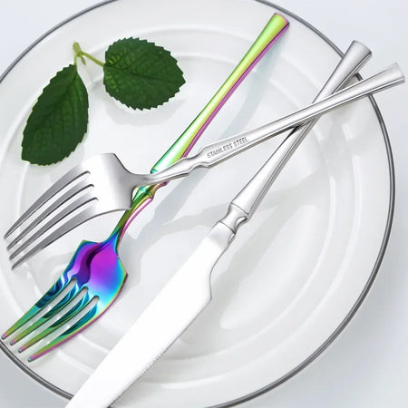 30Pcs Stainless Steel Flatware Set &ndash; Eco-Friendly and Dishwasher Safe