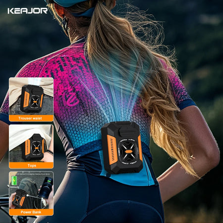 Mini Waist Clip Fan &ndash; Ultra Lightweight Power Bank Ready