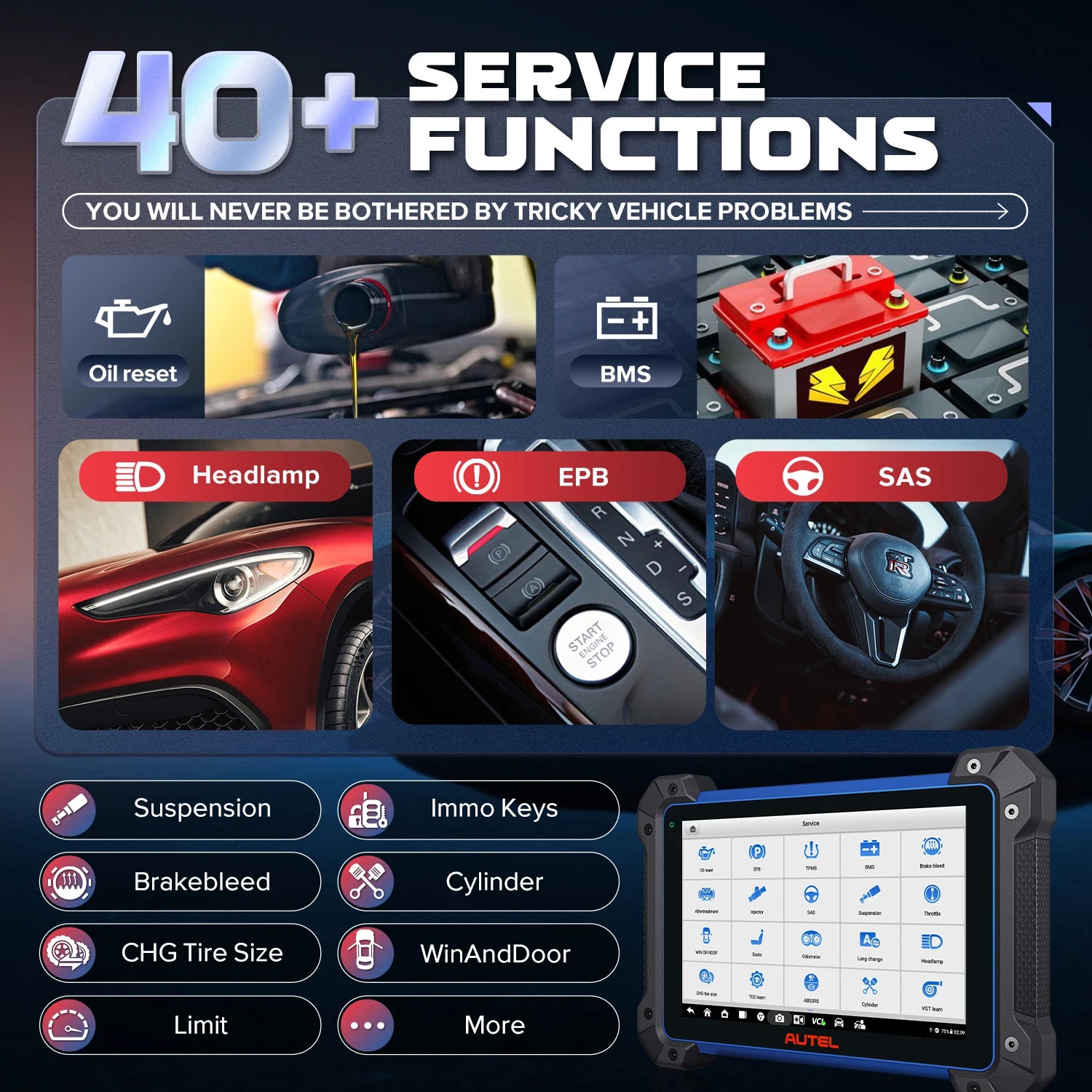 Autel IM608 II &ndash; Top IMMO Function For Key FOB Coding