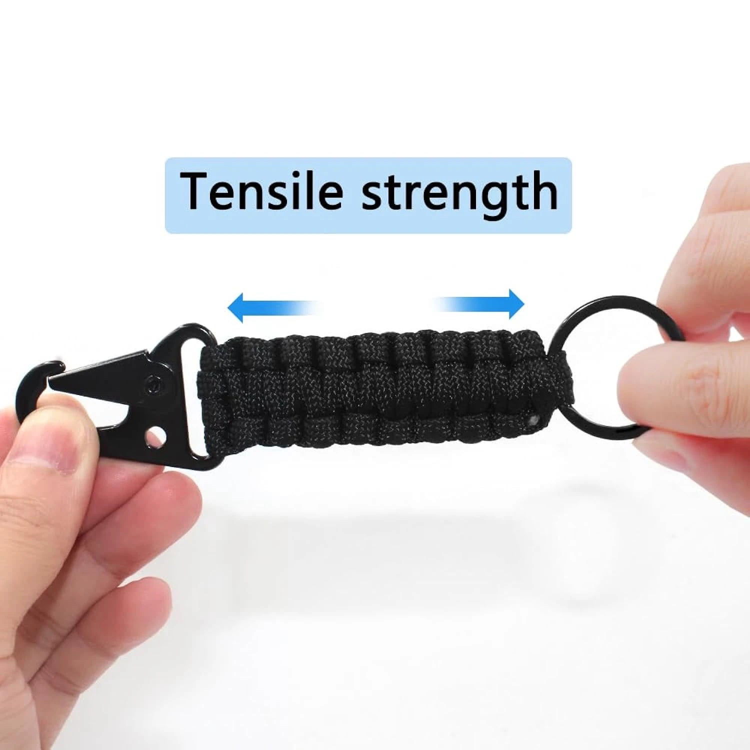 Paracord Keychain Ring Survival Kit &ndash; Eight Color Options